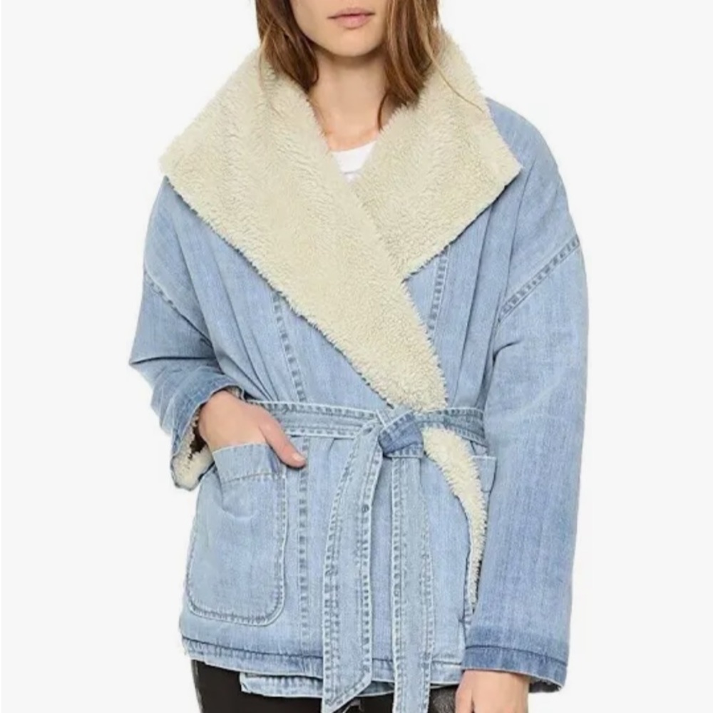 Mcguire jean sherpa jacket